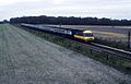 Diverted express seen from the B1368 bridge - geograph.org.uk - 1659355