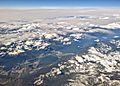 Duck Lake and Kootenay Lake aerial