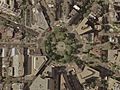 Dupont Circle in Washington DC aerial photo