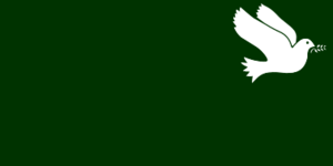 Eddie Izzard's flag for Northern Ireland