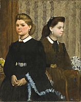 Edgar Degas - The Bellelli Sisters (Giovanna and Giuliana Bellelli) - Google Art Project