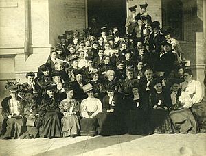 Equal Suffrage Convention attendees in Panora, Iowa November 1905