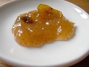 Fig jam on a dish