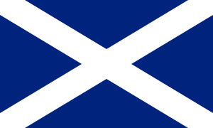 Flag of Scotland (navy blue)