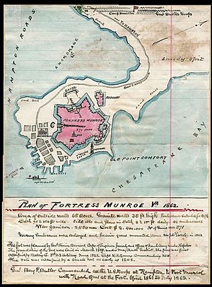 Fort Monroe Map
