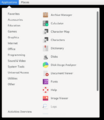 GNOME Flashback Menu screenshot