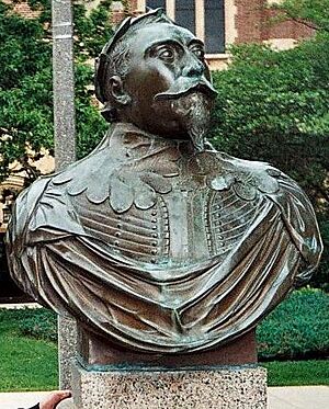 Gustav II Adolph of Sweden bust 2007 St. Peter MN crop