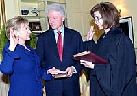 Hillary Clinton sworn in as SecState 1-21-09 clinton-SIC-1.21.09 600 1