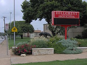 Hillcrest HS Dallas front