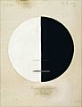 Hilma af Klint - 1920 - Buddha's Standpoint in the Earthly Life - No 3a