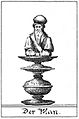 Illustration of Chess Piece Man by Gustav Selenus (1616)