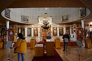 Interior of St. Michael's Cathedral, Sitka, AK - 01