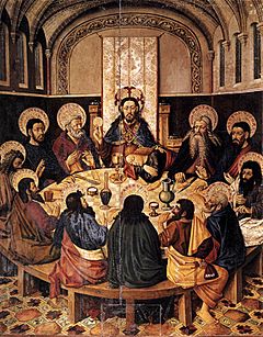 JACOMART, Jaume Baço, The Last Supper, 1450s, Cathedral Museum, Segorbe