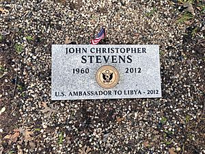John Christoper Stevens Grave Stone 2013