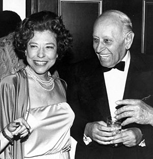 Judy Canova and George Raft, 1979
