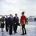 KN-C19778 President John F. Kennedy Arrives in Bermuda