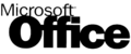MS Office wordmark 1995 to 2001