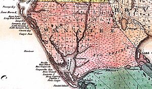 Manatee Map from 1856