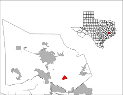 Location of Porter Heights, Texas