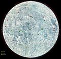 Moon landing map
