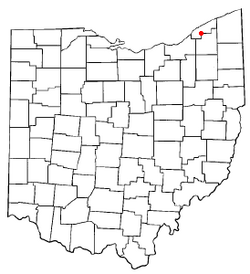 Location of Kirtland Hills, Ohio