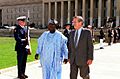Obasanjo with rumsfeld