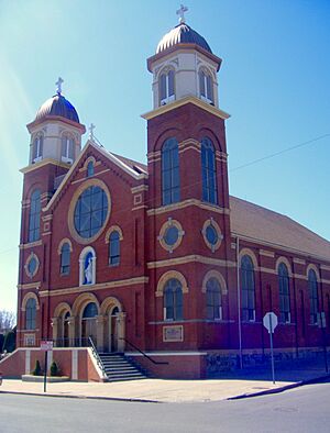 Our Lady of Mt Carmel Church (Denver) from northeast in 2009