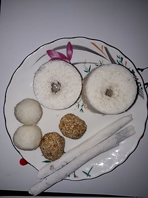 Pitha-traditional Assamese snack