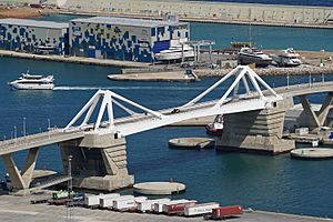 Pont de la Porta d'Europa BCN 04 2016 7052