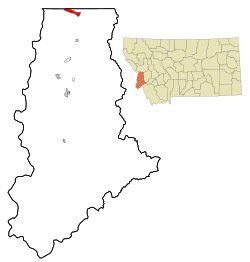 Location of Florence, Montana