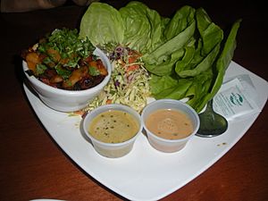 Shanghai lettuce wraps from Auburn Alehouse
