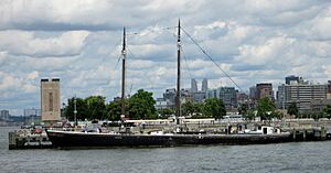 Sherman Zwicker at Pier 25 from Battery Park City North Esplanade
