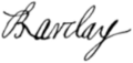 Signature of Robert Barclay (1648–1690)