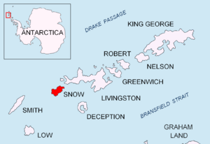 Snow-Island-location-map