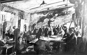 Southwick House map room in operation 1944