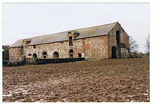 Stable, only surviving part of Gill Hall, Dromore, County Down, Ireland, January 2002