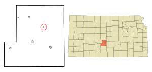 Location within Stafford County and Kansas