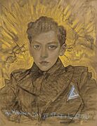 Stanisław Ignacy Witkiewicz Portret chłopca 1934 rok