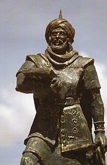 Statue de Okba ibn Nafi al Fihri en Algérie