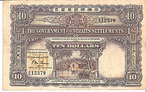Straits Settlements - 1927 - $10 banknote