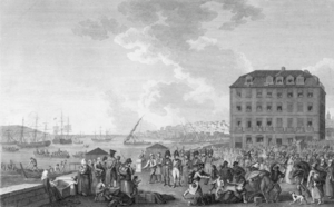 The Embarkation of Genl. Junot, after the Convention of Cintra, at Quai Sodre (Henri L' Évêque, F. Bartolozzi)