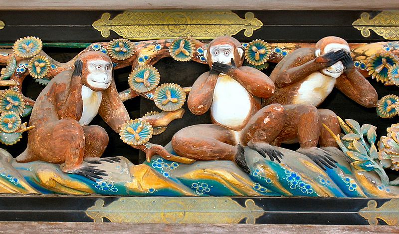 Three Wise Monkeys,Tosho-gu Shrine