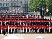 Trooping the Colour March on