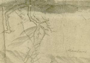 Turkey Foot area map by G Washington