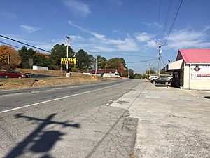 U.S. Route 411 in Tennga Georgia, October 2016.