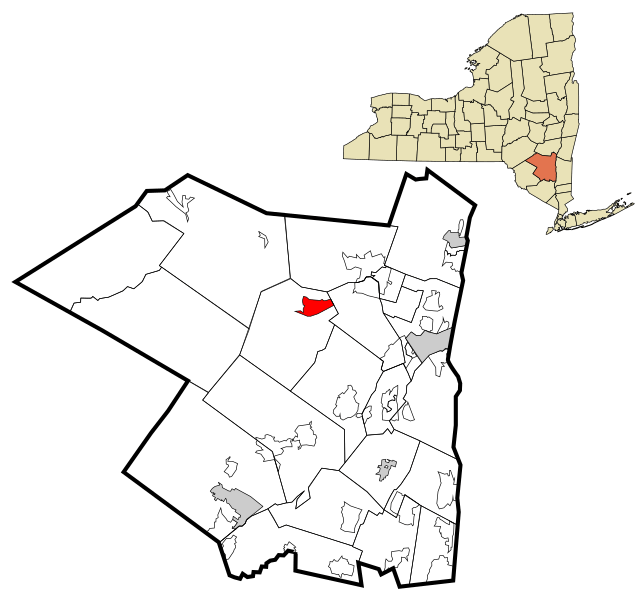 Image Ulster County New York incorporated and unincorporated areas