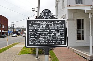 Vinson Birthplace historical marker