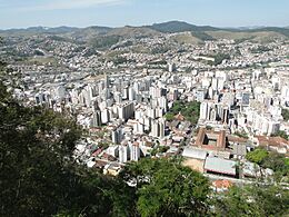 Vista do centro de Juiz de Fora-MG