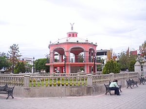 Main plaza of the town of Río Grande
