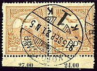 1915 Kolozsvar 30filler paire Transylvania